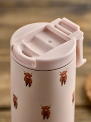 350ml Stainless Steel Hamish the Highland Cow Travel Mug - Bild 3 von 4