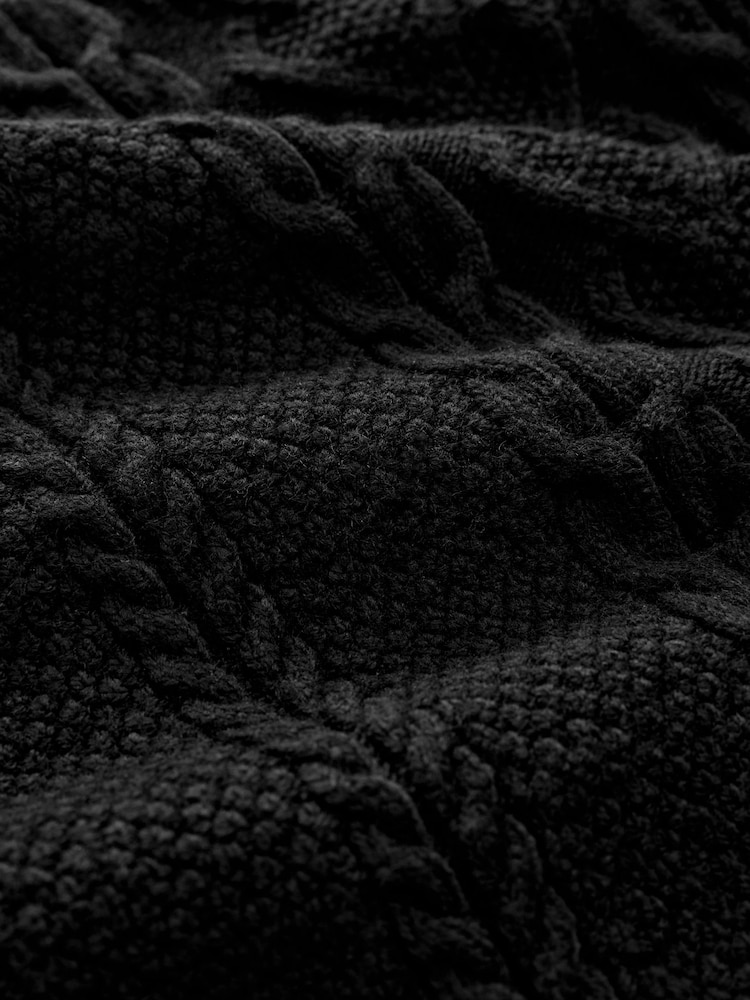 Black Cable Knit Tank - Image 7 of 7