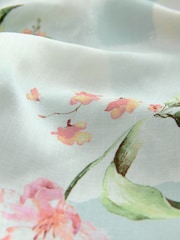 Sage Floral Short Kimono Cover-Up - Image 6 of 7