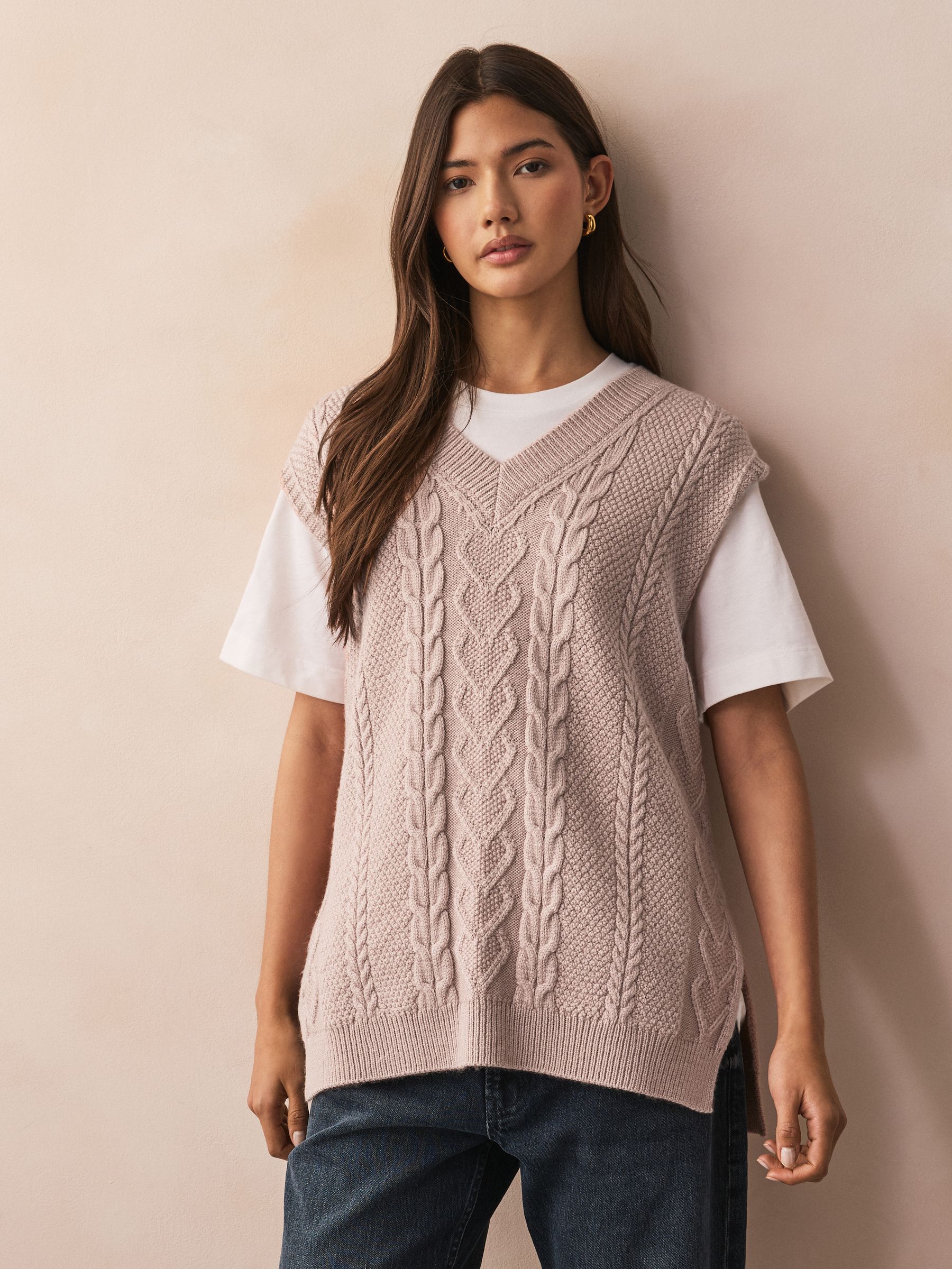 Buy Pink Cable Knit Tank From Next Israel Buy Pink Cable Knit Tank From Next Israel