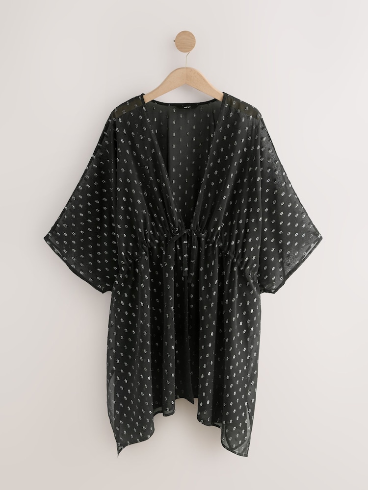 Black Tie Waist Cover-Up - Image 1 of 3