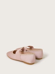 Monsoon Diamante Elastic Ballet Flats - Image 2 of 3