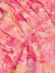Monsoon Pink Birds Of Paradise Crop Top and Skirt Set - Image 3 of 3