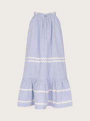 Monsoon Blue Amalfi Floral Ricrac Sleeveless Dress - Image 2 of 3