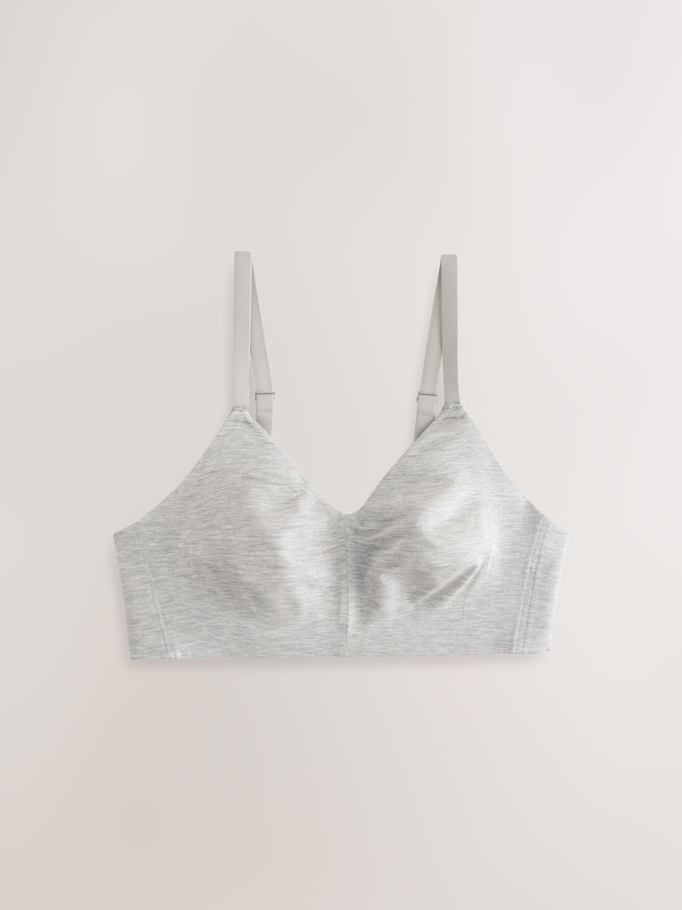 Grey DD-G Ultimate Comfort Non Wire Modal Bra - Image 1 of 3 Grey DD-G Ultimate Comfort Non Wire Modal Bra - Image 1 of 3
