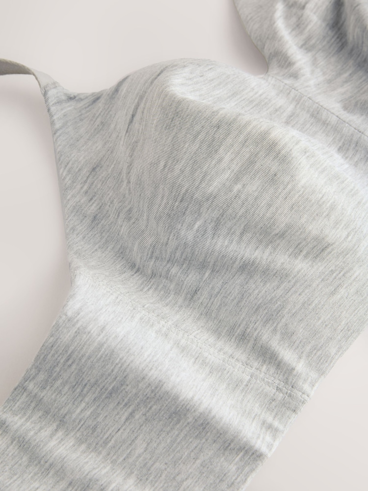 Grey DD-G Ultimate Comfort Non Wire Modal Bra - Image 2 of 3 Grey DD-G Ultimate Comfort Non Wire Modal Bra - Image 2 of 3