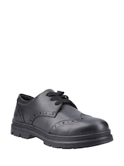 Pod Black Dark Leather Fiona School Brogues - Image 2 of 4