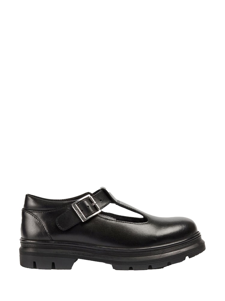 Pod Black Grey Pod Black Mary Jane Emilie School Shoes - Image 1 of 4