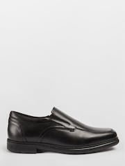 Pod Black Black Leather Carpenter School Shoes - Image 1 of 4
