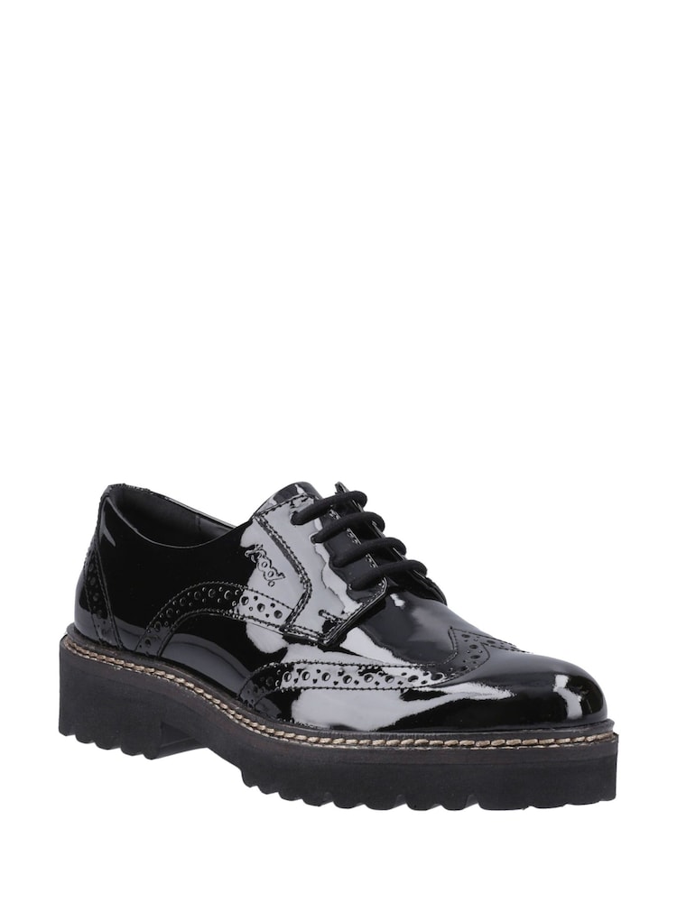 Pod Black Pod Patent Kortney Brogues - Image 2 of 4