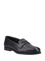Pod Black Black Leather Islay School Loafers - Image 2 of 5