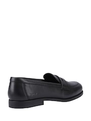 Pod Black Black Leather Islay School Loafers - Image 3 of 5