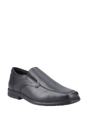 Pod Black Black Leather Carpenter School Shoes - Image 2 of 4