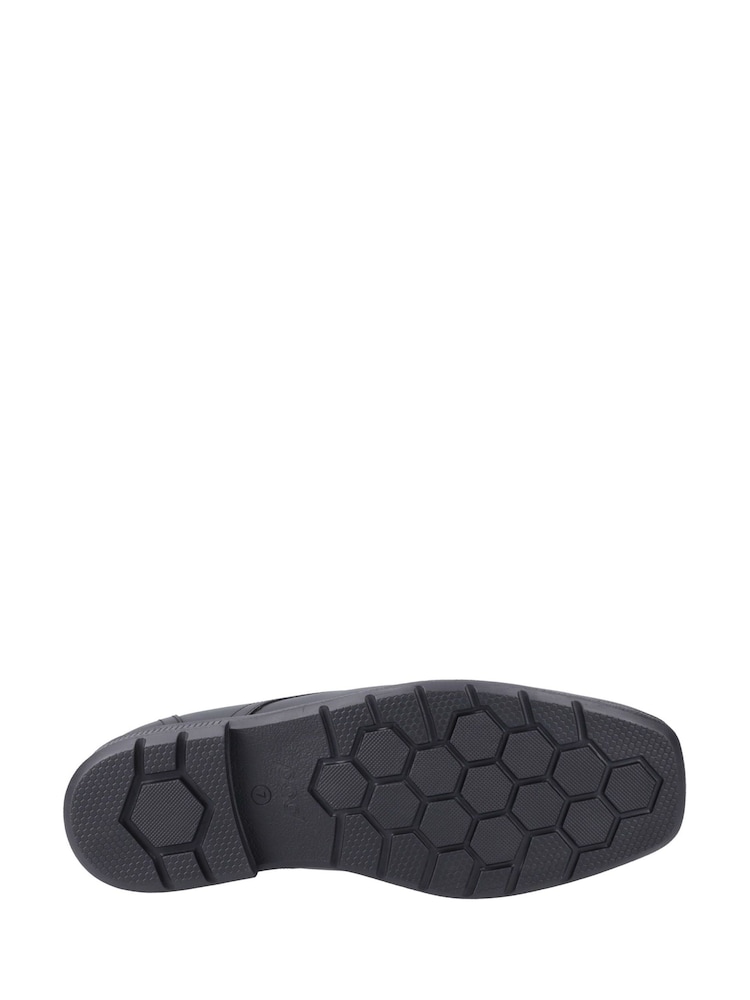 Pod Black Black Leather Carpenter School Shoes - Image 4 of 4 Pod Black Black Leather Carpenter School Shoes - Image 4 of 4