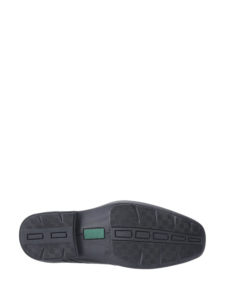 Pod Black Pod Black Leather Angus School Shoes - Image 4 of 4