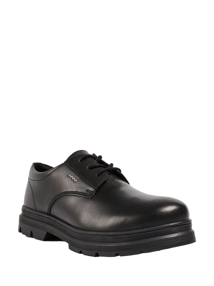Pod Black Black Irene Derby School Shoes - Image 2 of 4