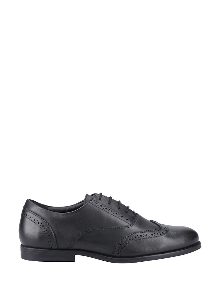 Pod Black Black Leather Lee School Brogues - Image 1 of 4