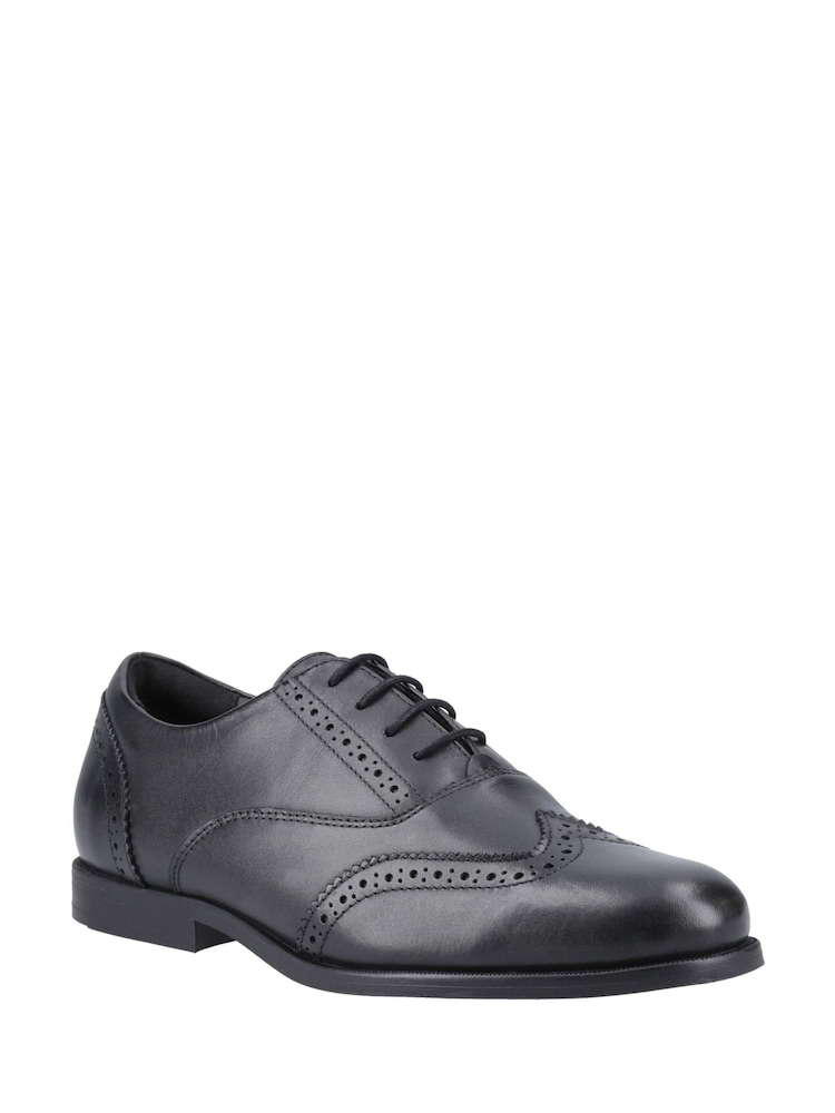 Pod Black Black Leather Lee School Brogues - Image 2 of 4