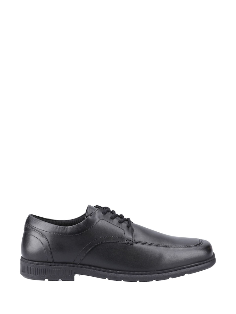 Pod Black Black Leather Hornet School Shoes - Image 1 of 4