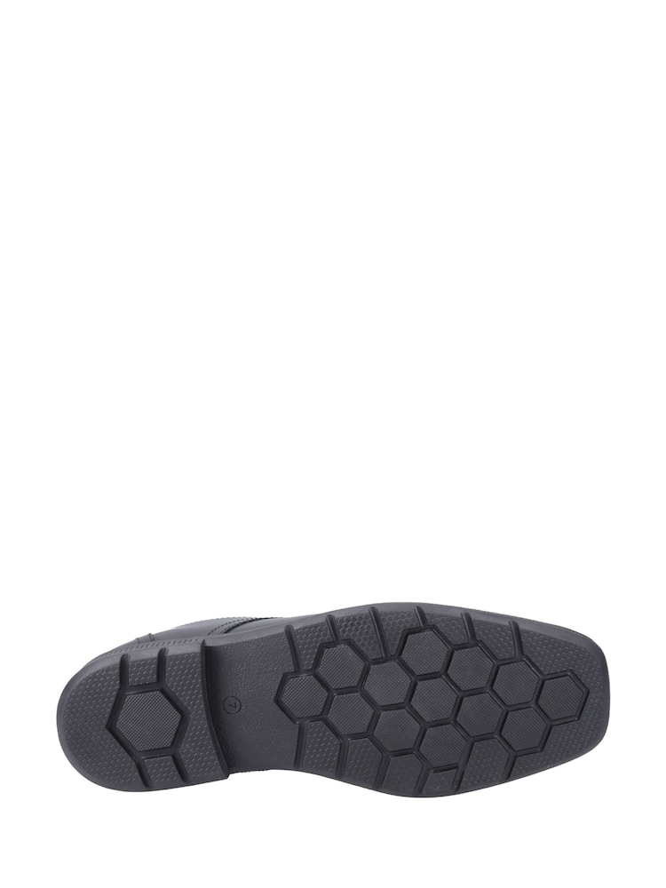 Pod Black Black Leather Hornet School Shoes - Image 4 of 4