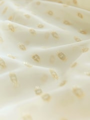 Ivory/Gold Filcoupe Cropped Kimono - Image 7 of 8