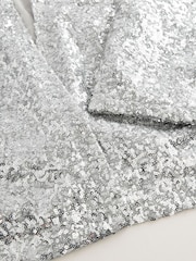 Silver Sequin Jacket - Image 3 of 3