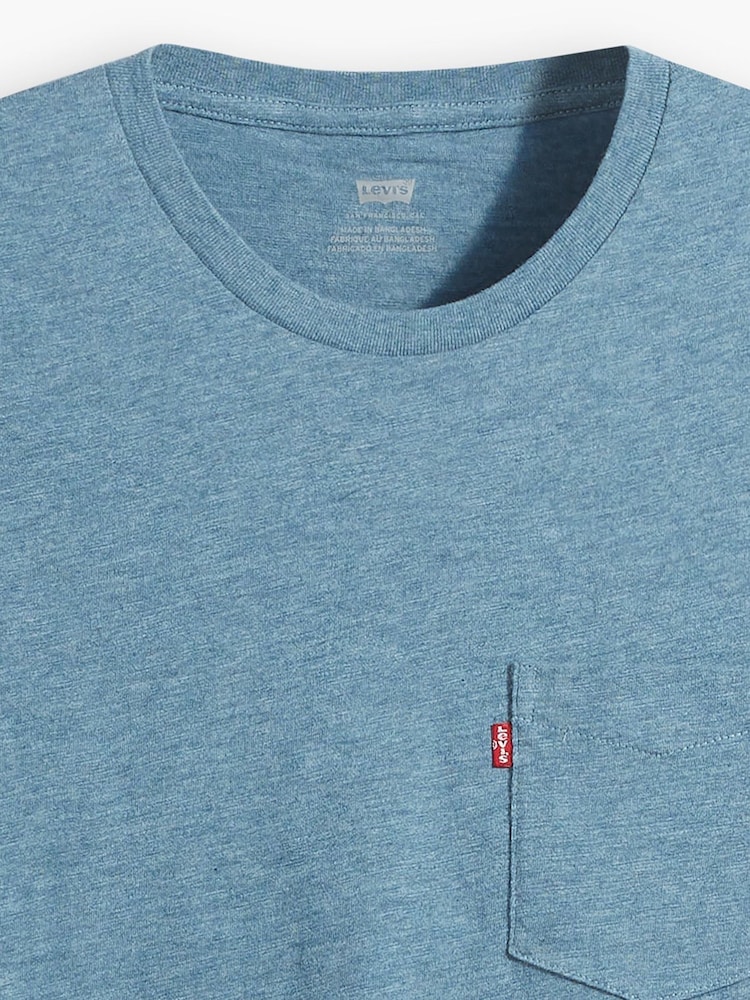 Lavado añil - Camiseta clásica con bolsillo de Levi's® - Imagen 4 de 4