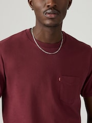 Levi's® Red Classic Pocket T-Shirt - Image 4 of 6