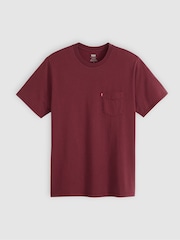 Levi's® Red Classic Pocket T-Shirt - Image 5 of 6