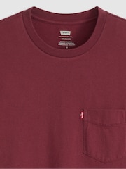 Levi's® Red Classic Pocket T-Shirt - Image 6 of 6