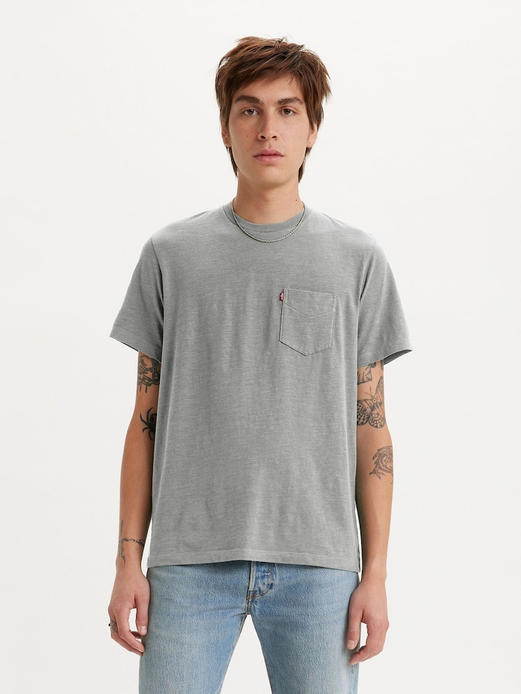Gris - Camiseta clásica con bolsillo de Levi's® - Imagen 1 de 4