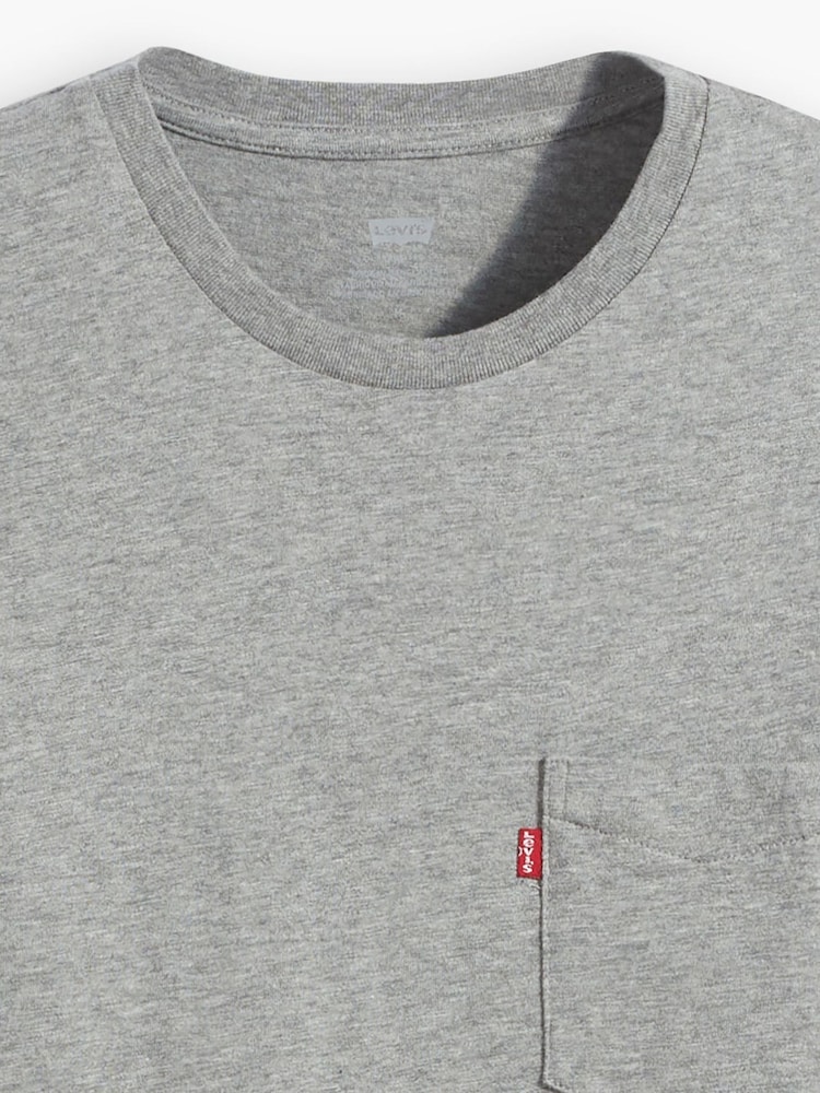 Gris - Camiseta clásica con bolsillo de Levi's® - Imagen 4 de 4