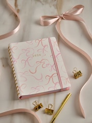 Pink/Cream Bows 2026 Planner Diary - Image 1 of 4