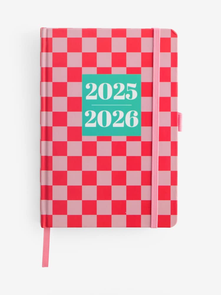 Red/Pink A5 Mid Year Diary - Image 1 of 1