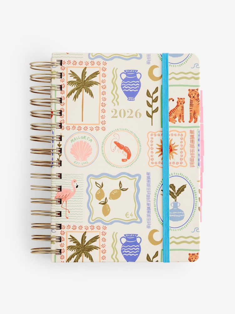 Multi Mediterranean 2026 Page A Day Diary - Image 5 of 5 Multi Mediterranean 2026 Page A Day Diary - Image 5 of 5