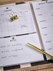 Black/White 2026 Wall Planner Calendar - Image 2 of 3
