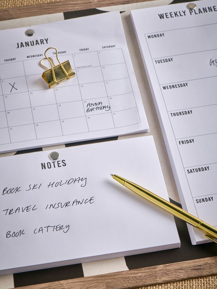 Black/White 2026 Wall Planner Calendar - Image 2 of 3