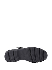 Pod Black Pod Leather Kylee Lace Up T-Bar Boots - Image 4 of 4