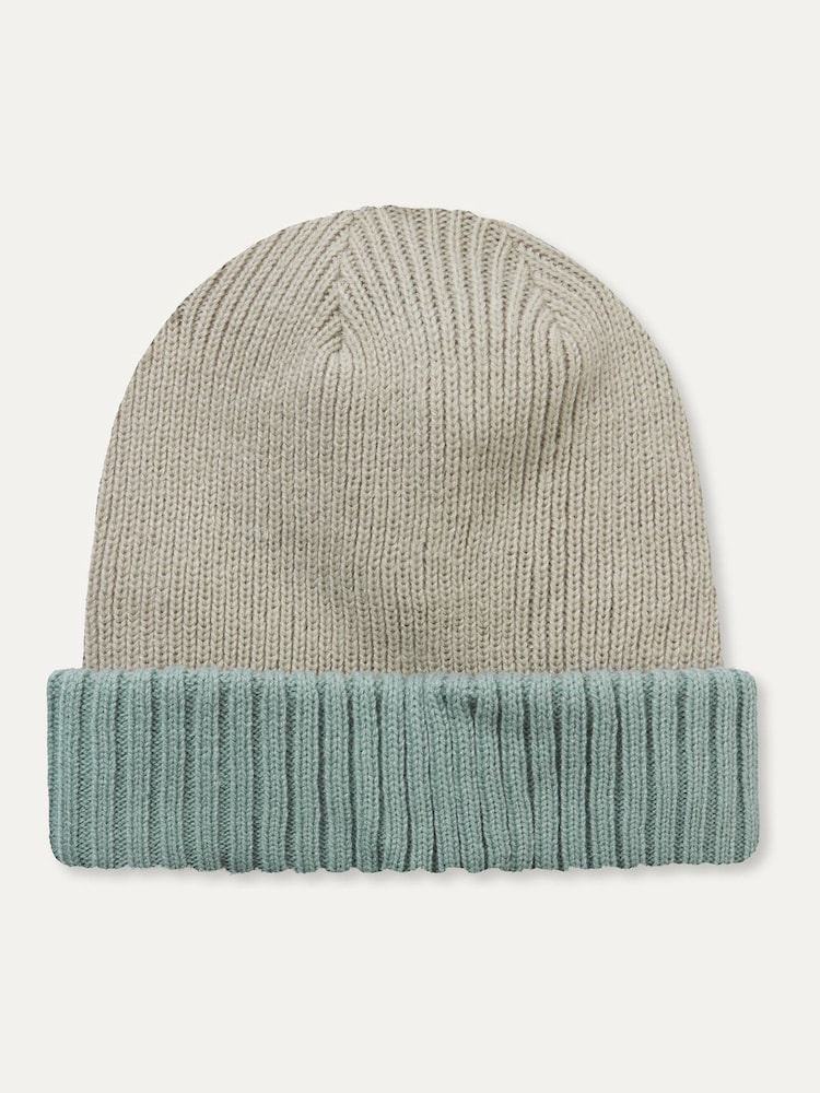 Azul cielo - Gorro de punto impermeable con bolsillo con cremallera Colby de SealSkinz - Imagen 2 de 2