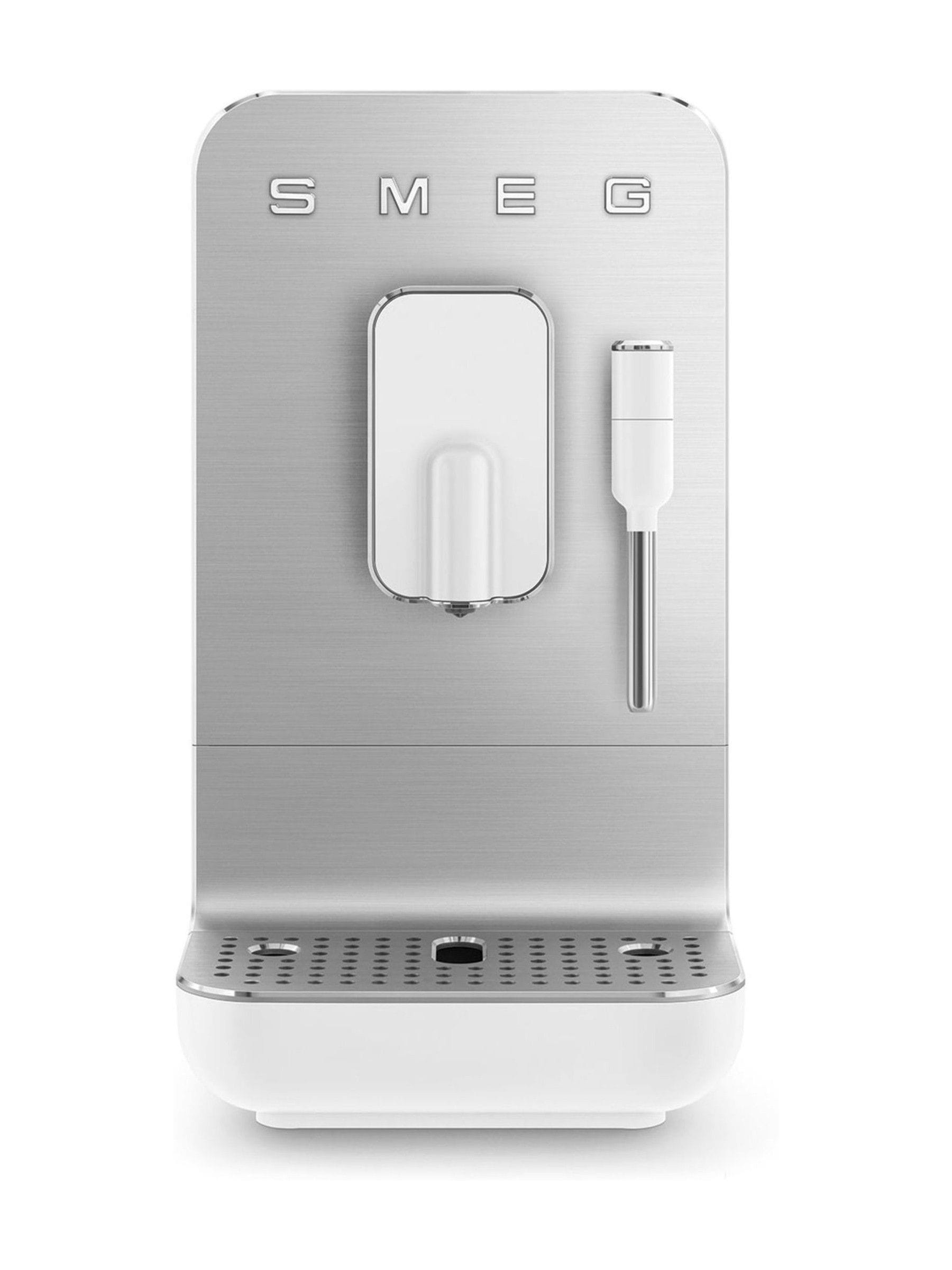 Smeg Espresso Coffee Machine In Matt White - Medium - Image 8