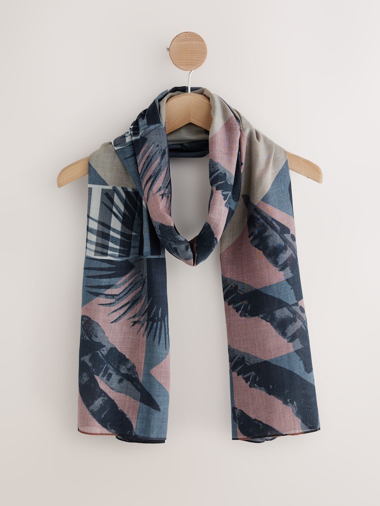 Aztec Palm Lightweight Scarf - Image 1 of 3