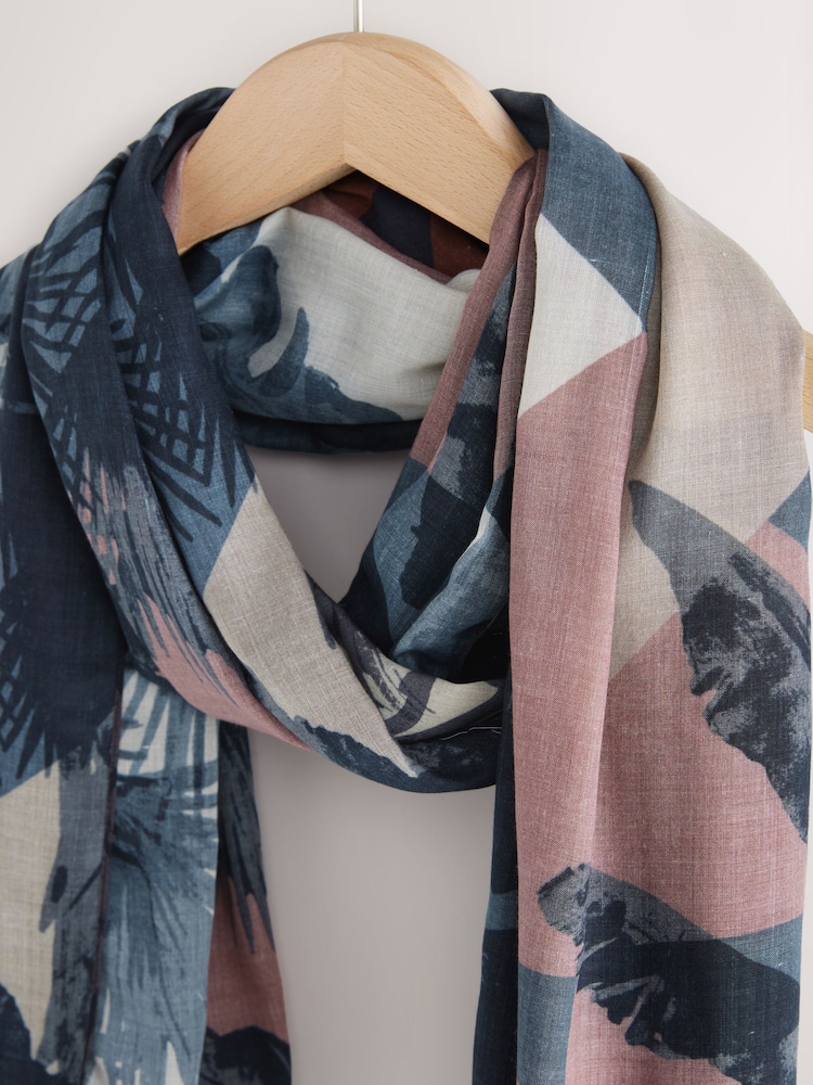 Aztec Palm Lightweight Scarf - Image 2 of 3