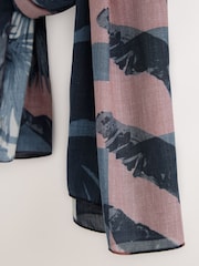 Aztec Palm Lightweight Scarf - Image 3 of 3