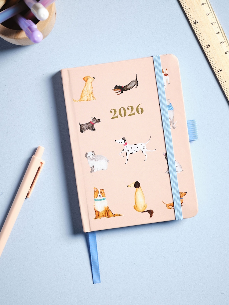 Dogs 2026 A6 Diary - Image 1 of 5