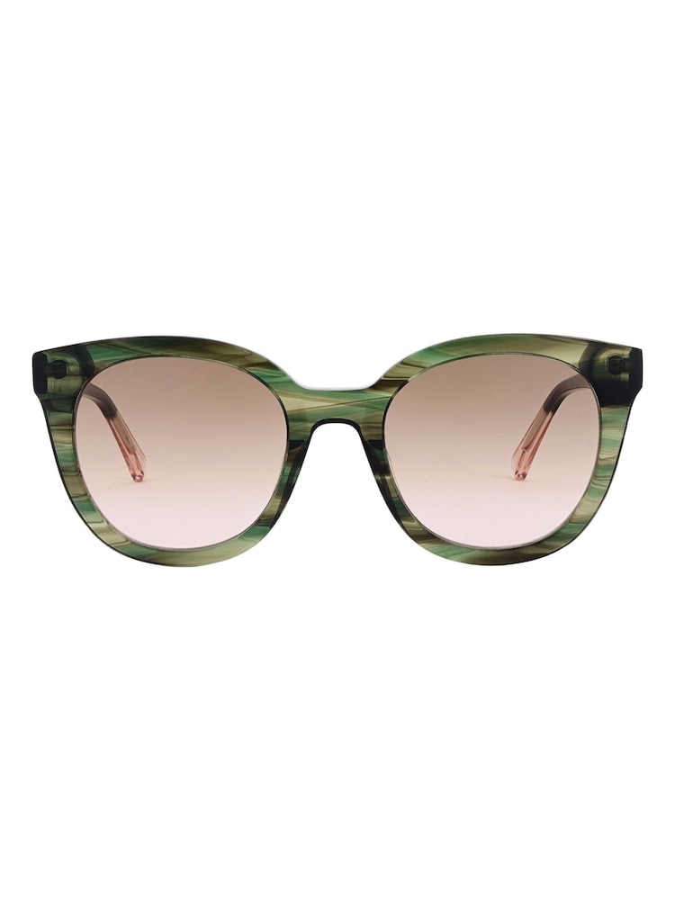 Joules Green Round Sunglasses - Image 2 of 5