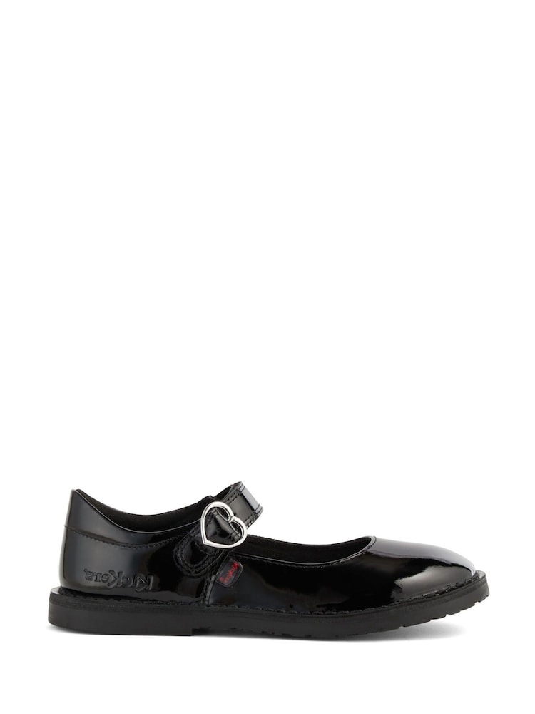Kickers Black Adlar Heart Mary Jane Shoes - Image 1 of 5