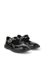 Kickers Black Adlar Heart Mary Jane Shoes - Image 2 of 5