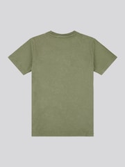 Wrangler Green Boys Tiger Print 100% Cotton T-Shirt - Image 2 of 4