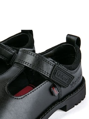 Kickers Black Lachly T-Bar School Shoes - Image 11 of 12