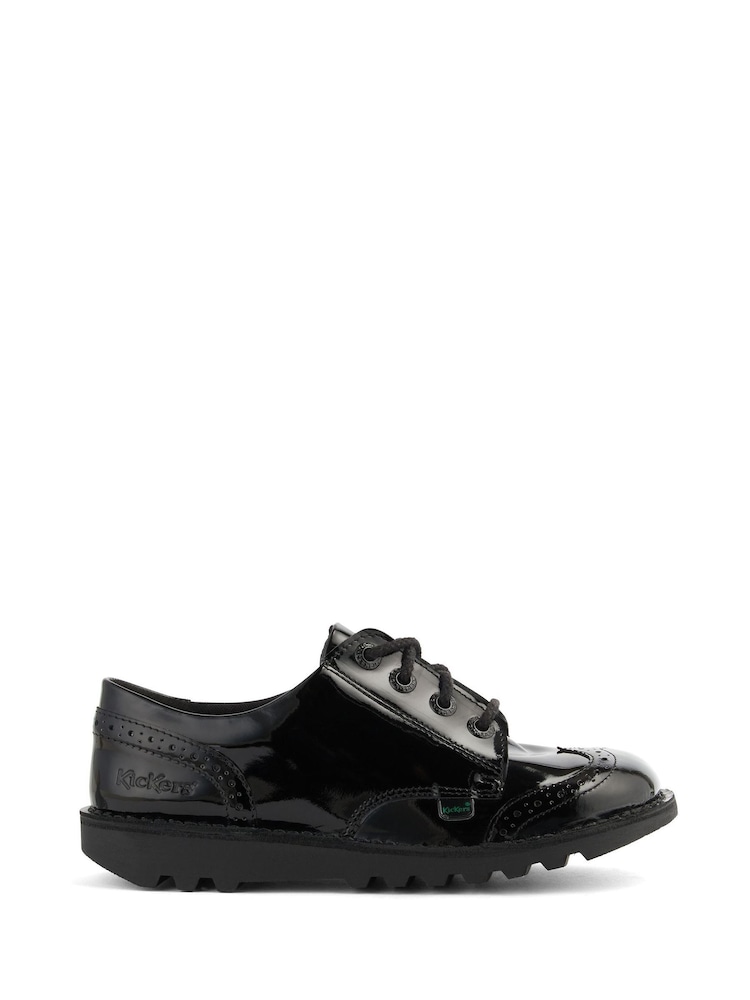 Kickers Black Kick Lo Brogues - Image 1 of 2